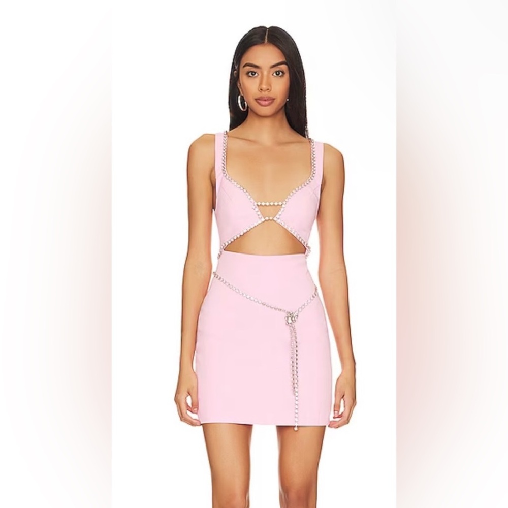 Majorelle Revolve pink mini dress size small